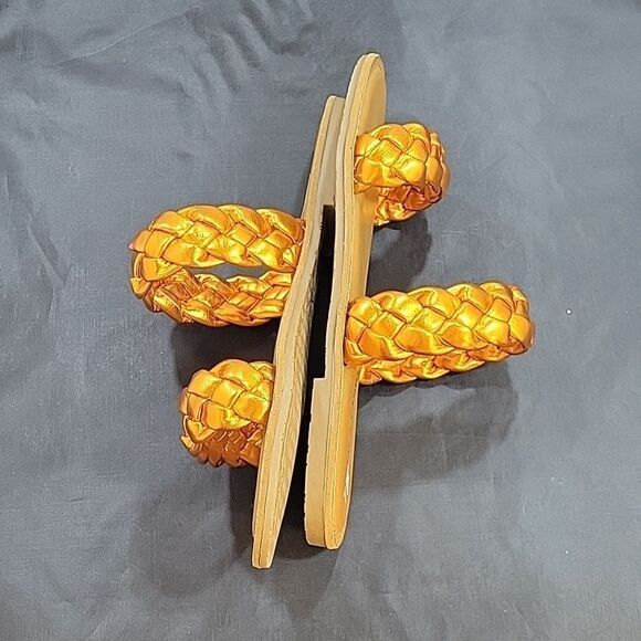 BRAND NEW ROCK&CANDY BRAIDED TWO-BAND SLIDE SANDALS - Picture 13 of 16